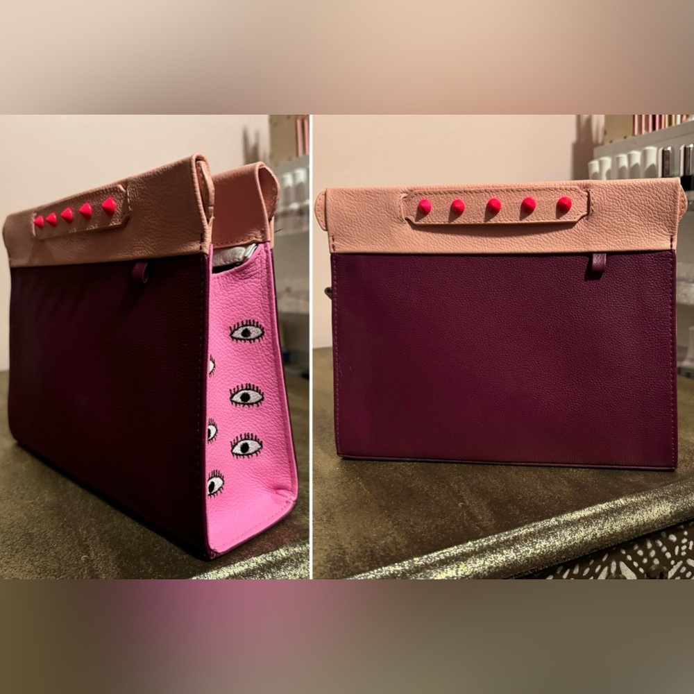 Min & Mon all over eyes vali bag